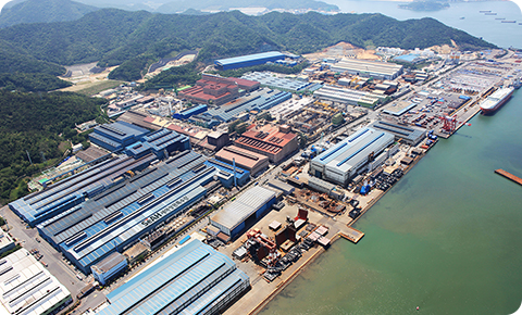 An image of a panoramic view of POSCO Special Steel.
