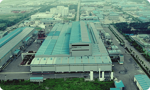 An image of a panoramic view of SeAH CM (SeAH Coated Metal).