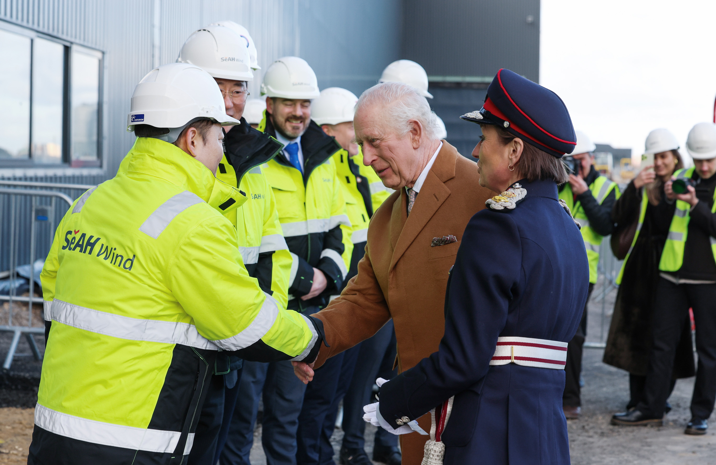 찰스 3세, 세아제강지주 현지법인 ‘세아윈드’ 방문